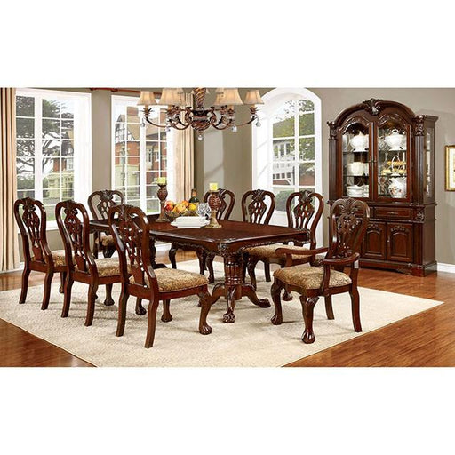 ELANA Brown Cherry Dining Table w/ 18" Butterfly Leaf - Premium Dining Table from FOA East - Just $797.55! Shop now at Furniture Wholesale Plus  We are the best furniture store in Nashville, Hendersonville, Goodlettsville, Madison, Antioch, Mount Juliet, Lebanon, Gallatin, Springfield, Murfreesboro, Franklin, Brentwood