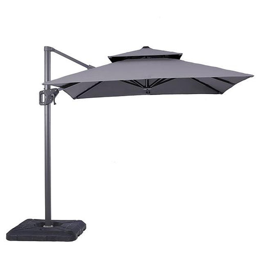 Fida 8 Ft Square Umbrella w/ Double Top + 37" Large Base - Premium Outdoor Accessories from FOA East - Just $290.55! Shop now at Furniture Wholesale Plus  We are the best furniture store in Nashville, Hendersonville, Goodlettsville, Madison, Antioch, Mount Juliet, Lebanon, Gallatin, Springfield, Murfreesboro, Franklin, Brentwood