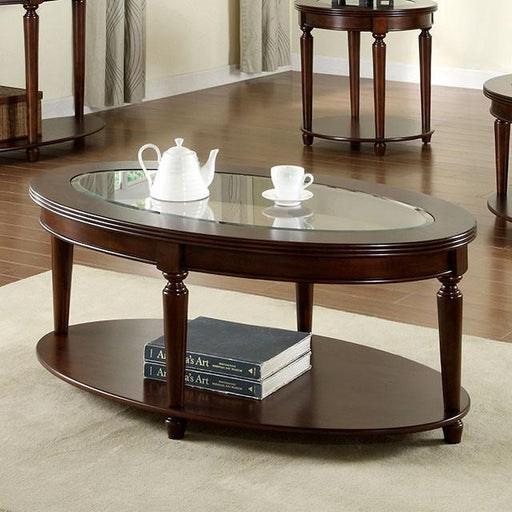 Granvia Dark Cherry Coffee Table - Premium Coffee Table from FOA East - Just $290.55! Shop now at Furniture Wholesale Plus  We are the best furniture store in Nashville, Hendersonville, Goodlettsville, Madison, Antioch, Mount Juliet, Lebanon, Gallatin, Springfield, Murfreesboro, Franklin, Brentwood