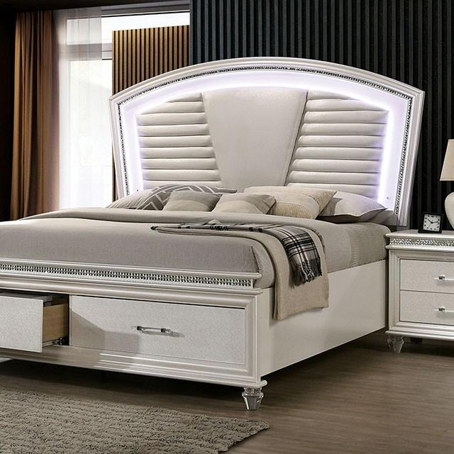 MADDIE Cal.King Bed - Premium Bed from FOA East - Just $1402.05! Shop now at Furniture Wholesale Plus  We are the best furniture store in Nashville, Hendersonville, Goodlettsville, Madison, Antioch, Mount Juliet, Lebanon, Gallatin, Springfield, Murfreesboro, Franklin, Brentwood