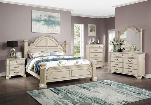 PAMPHILOS Cal.King Bed, White - Premium Bed from FOA East - Just $973.05! Shop now at Furniture Wholesale Plus  We are the best furniture store in Nashville, Hendersonville, Goodlettsville, Madison, Antioch, Mount Juliet, Lebanon, Gallatin, Springfield, Murfreesboro, Franklin, Brentwood