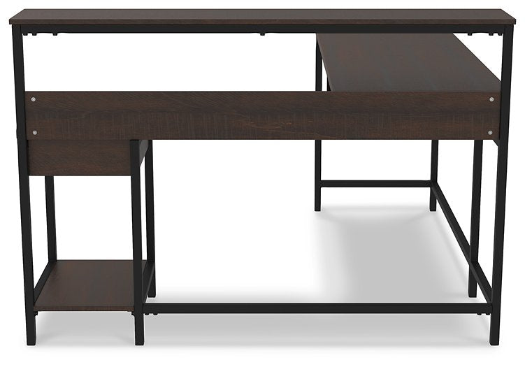 Camiburg Home Office L-Desk with Storage - Premium Desk from Ashley Furniture - Just $382.56! Shop now at Furniture Wholesale Plus  We are the best furniture store in Nashville, Hendersonville, Goodlettsville, Madison, Antioch, Mount Juliet, Lebanon, Gallatin, Springfield, Murfreesboro, Franklin, Brentwood