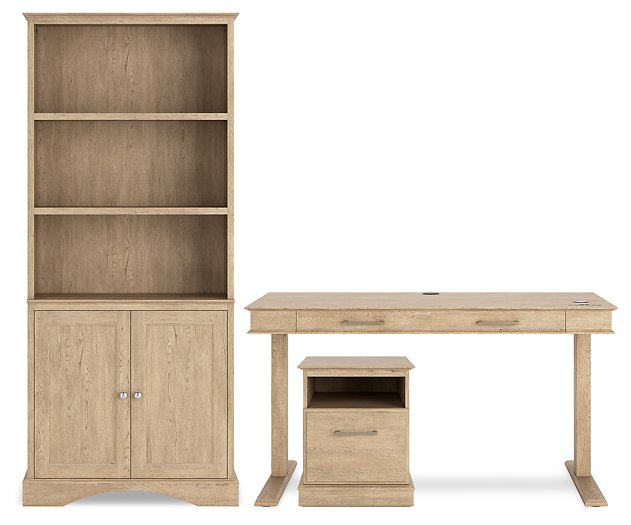 Elmferd Home Office Set - Premium Home Office Set from Ashley Furniture - Just $694.51! Shop now at Furniture Wholesale Plus  We are the best furniture store in Nashville, Hendersonville, Goodlettsville, Madison, Antioch, Mount Juliet, Lebanon, Gallatin, Springfield, Murfreesboro, Franklin, Brentwood