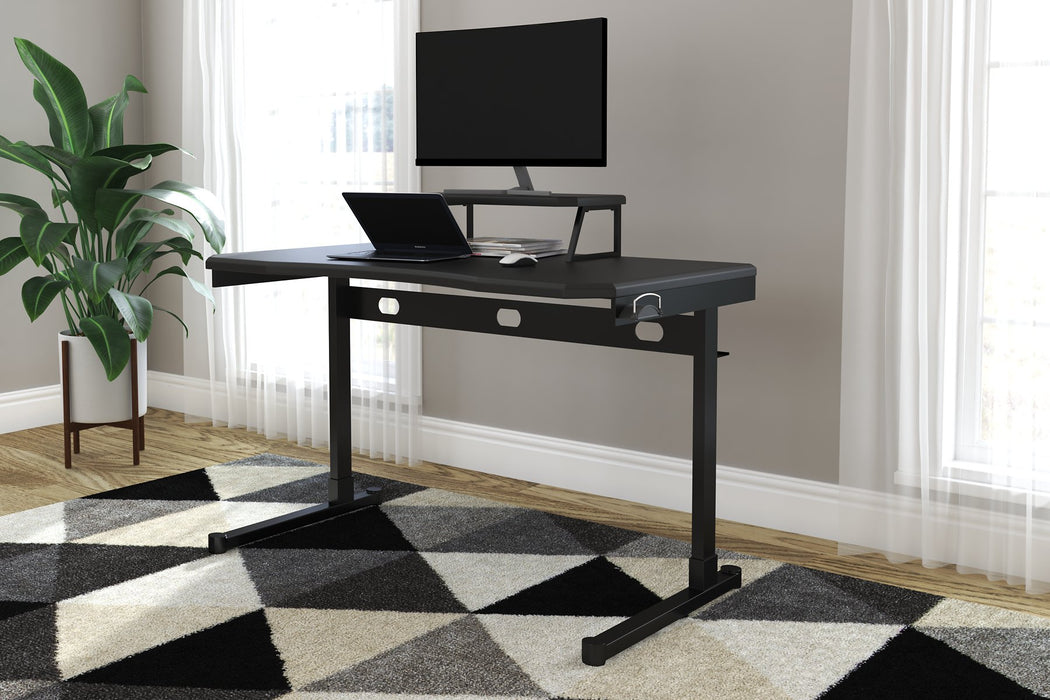 Lynxtyn 48" Home Office Desk - Premium Desk from Ashley Furniture - Just $241.33! Shop now at Furniture Wholesale Plus  We are the best furniture store in Nashville, Hendersonville, Goodlettsville, Madison, Antioch, Mount Juliet, Lebanon, Gallatin, Springfield, Murfreesboro, Franklin, Brentwood