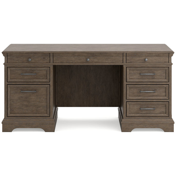Janismore Home Office Desk - Premium Desk from Ashley Furniture - Just $1045.77! Shop now at Furniture Wholesale Plus  We are the best furniture store in Nashville, Hendersonville, Goodlettsville, Madison, Antioch, Mount Juliet, Lebanon, Gallatin, Springfield, Murfreesboro, Franklin, Brentwood