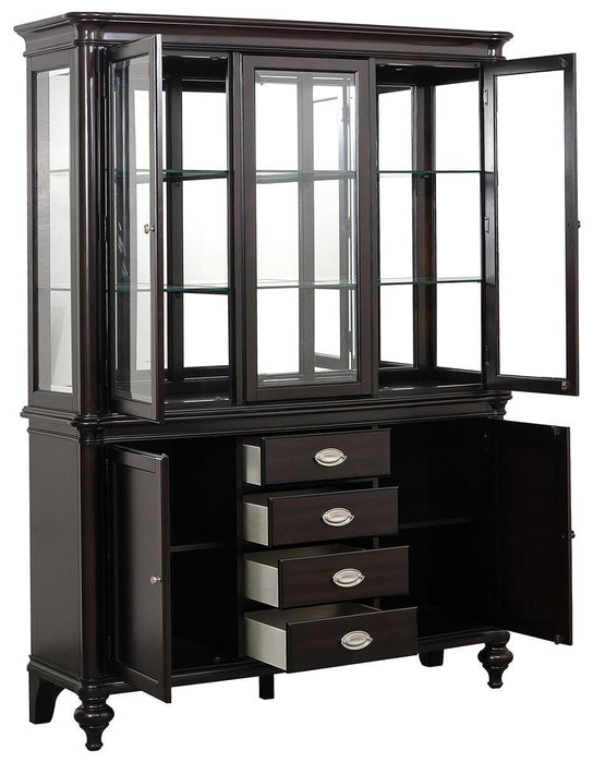 Homelegance Marston Buffet with Hutch in Dark Cherry 2615DC-50-55 - Premium Buffet from Homelegance (Titan Warehouse) - Just $1675.05! Shop now at Furniture Wholesale Plus  We are the best furniture store in Nashville, Hendersonville, Goodlettsville, Madison, Antioch, Mount Juliet, Lebanon, Gallatin, Springfield, Murfreesboro, Franklin, Brentwood