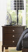 Homelegance Cotterill 3 Drawer Nightstand in Cherry 1730-4 - Premium Nightstand from Homelegance (Titan Warehouse) - Just $212.55! Shop now at Furniture Wholesale Plus  We are the best furniture store in Nashville, Hendersonville, Goodlettsville, Madison, Antioch, Mount Juliet, Lebanon, Gallatin, Springfield, Murfreesboro, Franklin, Brentwood
