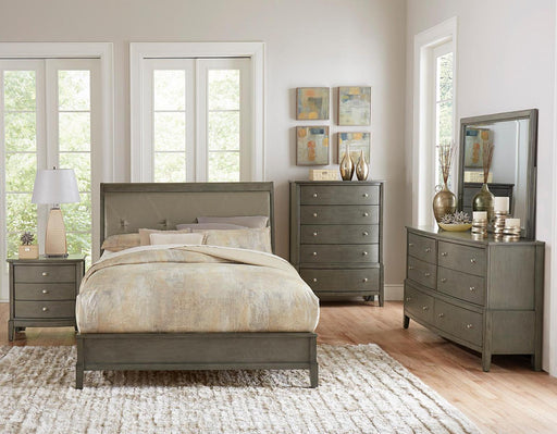 Homelegance Cotterill 5 Drawer Chest in Gray 1730GY-9 - Premium Chest from Homelegance (Titan Warehouse) - Just $526.50! Shop now at Furniture Wholesale Plus  We are the best furniture store in Nashville, Hendersonville, Goodlettsville, Madison, Antioch, Mount Juliet, Lebanon, Gallatin, Springfield, Murfreesboro, Franklin, Brentwood