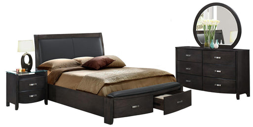Homelegance Lyric Queen Sleigh Storage Bed in Brownish Gray 1737NGY-1 - Premium Bed from Homelegance (Titan Warehouse) - Just $900.90! Shop now at Furniture Wholesale Plus  We are the best furniture store in Nashville, Hendersonville, Goodlettsville, Madison, Antioch, Mount Juliet, Lebanon, Gallatin, Springfield, Murfreesboro, Franklin, Brentwood