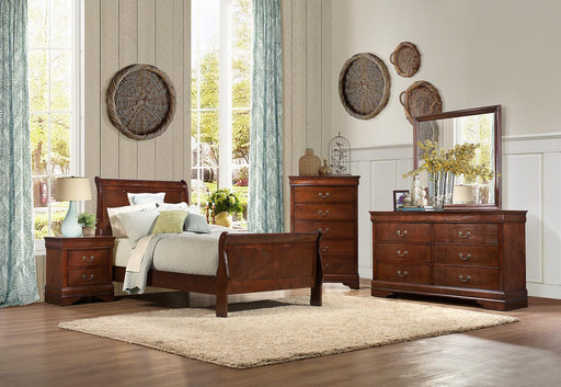 Homelegance Mayville Full Sleigh Bed in Brown Cherry 2147F-1 - Premium Bed from Homelegance (Titan Warehouse) - Just $338.81! Shop now at Furniture Wholesale Plus  We are the best furniture store in Nashville, Hendersonville, Goodlettsville, Madison, Antioch, Mount Juliet, Lebanon, Gallatin, Springfield, Murfreesboro, Franklin, Brentwood