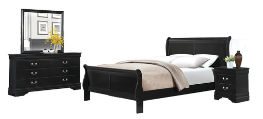 Homelegance Mayville Queen Sleigh Bed in Black 2147BK-1 - Premium Bed from Homelegance (Titan Warehouse) - Just $338.81! Shop now at Furniture Wholesale Plus  We are the best furniture store in Nashville, Hendersonville, Goodlettsville, Madison, Antioch, Mount Juliet, Lebanon, Gallatin, Springfield, Murfreesboro, Franklin, Brentwood