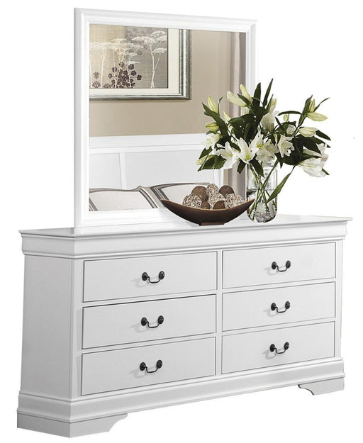 Homelegance Mayville Mirror in White 2147W-6 - Premium Mirror from Homelegance (Titan Warehouse) - Just $66.30! Shop now at Furniture Wholesale Plus  We are the best furniture store in Nashville, Hendersonville, Goodlettsville, Madison, Antioch, Mount Juliet, Lebanon, Gallatin, Springfield, Murfreesboro, Franklin, Brentwood