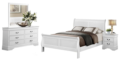 Homelegance Mayville 2 Drawer Nightstand in White 2147W-4 - Premium Nightstand from Homelegance (Titan Warehouse) - Just $130.65! Shop now at Furniture Wholesale Plus  We are the best furniture store in Nashville, Hendersonville, Goodlettsville, Madison, Antioch, Mount Juliet, Lebanon, Gallatin, Springfield, Murfreesboro, Franklin, Brentwood