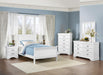Homelegance Mayville 5 Drawer Chest in White 2147W-9 - Premium Chest from Homelegance (Titan Warehouse) - Just $310.05! Shop now at Furniture Wholesale Plus  We are the best furniture store in Nashville, Hendersonville, Goodlettsville, Madison, Antioch, Mount Juliet, Lebanon, Gallatin, Springfield, Murfreesboro, Franklin, Brentwood