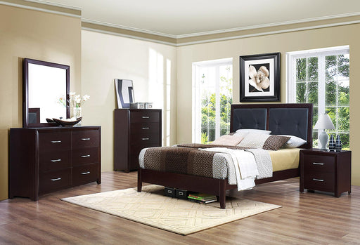 Homelegance Edina 5 Drawer Chest in Espresso-Hinted Cherry 2145-9 - Premium Chest from Homelegance (Titan Warehouse) - Just $349.05! Shop now at Furniture Wholesale Plus  We are the best furniture store in Nashville, Hendersonville, Goodlettsville, Madison, Antioch, Mount Juliet, Lebanon, Gallatin, Springfield, Murfreesboro, Franklin, Brentwood