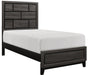 Homelegance Davi Twin Panel Bed in Gray 1645T-1* - Premium Bed from Homelegance (Titan Warehouse) - Just $232.05! Shop now at Furniture Wholesale Plus  We are the best furniture store in Nashville, Hendersonville, Goodlettsville, Madison, Antioch, Mount Juliet, Lebanon, Gallatin, Springfield, Murfreesboro, Franklin, Brentwood