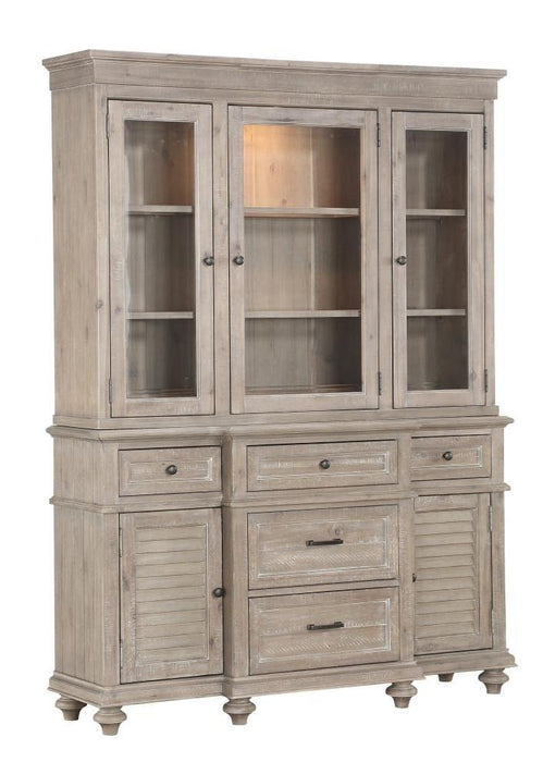 Homelegance Cardano Buffet & Hutch in Light Brown 1689BR-50* - Premium Hutch from Homelegance (Titan Warehouse) - Just $1686.75! Shop now at Furniture Wholesale Plus  We are the best furniture store in Nashville, Hendersonville, Goodlettsville, Madison, Antioch, Mount Juliet, Lebanon, Gallatin, Springfield, Murfreesboro, Franklin, Brentwood