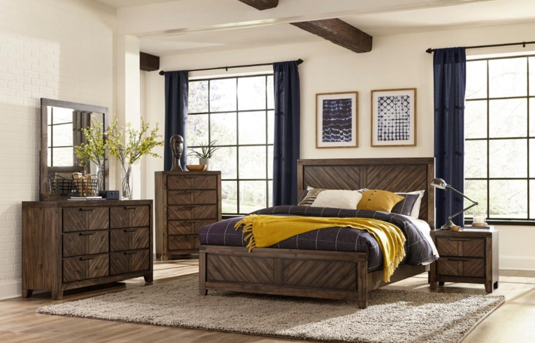 Homelegance Parnell King Panel Bed in Rustic Cherry 1648K-1EK* - Premium Bed from Homelegance (Titan Warehouse) - Just $493.35! Shop now at Furniture Wholesale Plus  We are the best furniture store in Nashville, Hendersonville, Goodlettsville, Madison, Antioch, Mount Juliet, Lebanon, Gallatin, Springfield, Murfreesboro, Franklin, Brentwood