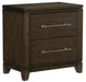 Homelegance Griggs Nightstand in Dark Brown 1669-4 - Premium Nightstand from Homelegance (Titan Warehouse) - Just $310.05! Shop now at Furniture Wholesale Plus  We are the best furniture store in Nashville, Hendersonville, Goodlettsville, Madison, Antioch, Mount Juliet, Lebanon, Gallatin, Springfield, Murfreesboro, Franklin, Brentwood
