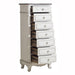 Homelegance Cinderella 7 Drawer Tall Chest Antique White with Grey Rub-Through 1386NW-12 - Premium Chest from Homelegance (Titan Warehouse) - Just $544.05! Shop now at Furniture Wholesale Plus  We are the best furniture store in Nashville, Hendersonville, Goodlettsville, Madison, Antioch, Mount Juliet, Lebanon, Gallatin, Springfield, Murfreesboro, Franklin, Brentwood