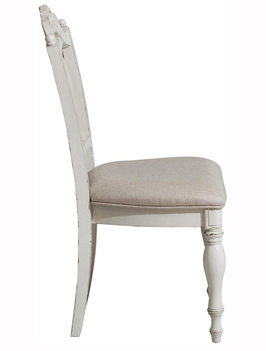 Homelegance Cinderella Chair in Antique White with Grey Rub-Through 1386NW-11C - Premium Desk Chair from Homelegance (Titan Warehouse) - Just $146.25! Shop now at Furniture Wholesale Plus  We are the best furniture store in Nashville, Hendersonville, Goodlettsville, Madison, Antioch, Mount Juliet, Lebanon, Gallatin, Springfield, Murfreesboro, Franklin, Brentwood
