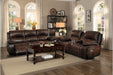 Homelegance Furniture Mahala Double Reclining Loveseat in Brown 8200BRW-2 - Premium Loveseat from Homelegance (Titan Warehouse) - Just $1521! Shop now at Furniture Wholesale Plus  We are the best furniture store in Nashville, Hendersonville, Goodlettsville, Madison, Antioch, Mount Juliet, Lebanon, Gallatin, Springfield, Murfreesboro, Franklin, Brentwood