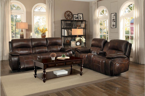 Homelegance Furniture Mahala Double Reclining Sofa in Brown 8200BRW-3PW - Premium Sofa from Homelegance (Titan Warehouse) - Just $1864.20! Shop now at Furniture Wholesale Plus  We are the best furniture store in Nashville, Hendersonville, Goodlettsville, Madison, Antioch, Mount Juliet, Lebanon, Gallatin, Springfield, Murfreesboro, Franklin, Brentwood
