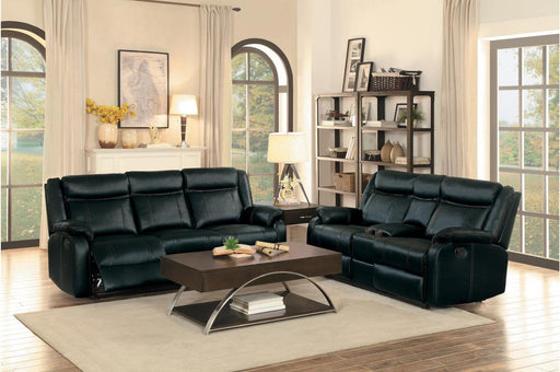 Homelegance Furniture Jude Double Glider Recliner Sofa in Black 8201BLK-3 - Premium Sofa from Homelegance (Titan Warehouse) - Just $973.05! Shop now at Furniture Wholesale Plus  We are the best furniture store in Nashville, Hendersonville, Goodlettsville, Madison, Antioch, Mount Juliet, Lebanon, Gallatin, Springfield, Murfreesboro, Franklin, Brentwood