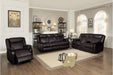 Homelegance Furniture Jude Double Glider Recliner Loveseat in Brown 8201BRW-2 - Premium Loveseat from Homelegance (Titan Warehouse) - Just $939.90! Shop now at Furniture Wholesale Plus  We are the best furniture store in Nashville, Hendersonville, Goodlettsville, Madison, Antioch, Mount Juliet, Lebanon, Gallatin, Springfield, Murfreesboro, Franklin, Brentwood