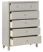 Homelegance Wellsummer 5 Drawer Chest in Gray 1803GY-9 - Premium Chest from Homelegance (Titan Warehouse) - Just $487.50! Shop now at Furniture Wholesale Plus  We are the best furniture store in Nashville, Hendersonville, Goodlettsville, Madison, Antioch, Mount Juliet, Lebanon, Gallatin, Springfield, Murfreesboro, Franklin, Brentwood