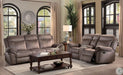 Homelegance Furniture Aram Double Glider Reclining Sofa in Dark Brown 8206NF-3 - Premium Sofa from Homelegance (Titan Warehouse) - Just $1109.55! Shop now at Furniture Wholesale Plus  We are the best furniture store in Nashville, Hendersonville, Goodlettsville, Madison, Antioch, Mount Juliet, Lebanon, Gallatin, Springfield, Murfreesboro, Franklin, Brentwood