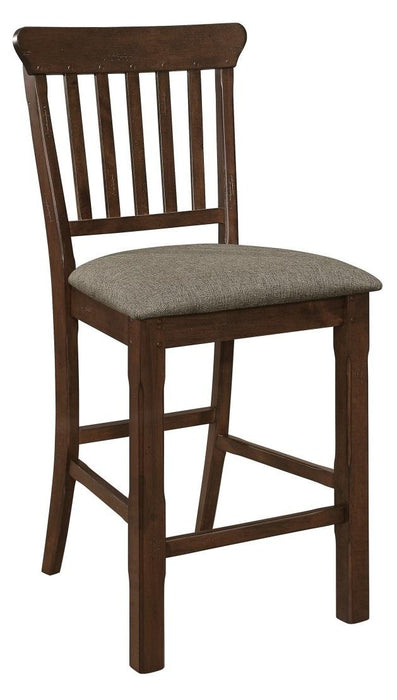 Homelegance Schleiger Counter Height Chair in Dark Brown (Set of 2) - Premium Chair from Homelegance (Titan Warehouse) - Just $107.25! Shop now at Furniture Wholesale Plus  We are the best furniture store in Nashville, Hendersonville, Goodlettsville, Madison, Antioch, Mount Juliet, Lebanon, Gallatin, Springfield, Murfreesboro, Franklin, Brentwood