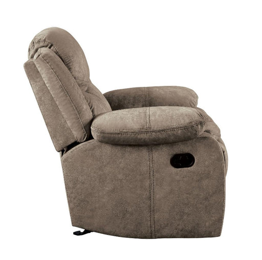 Homelegance Furniture Bastrop Glider Reclining Chair in Brown 8230FBR-1 - Premium Chair from Homelegance (Titan Warehouse) - Just $534.30! Shop now at Furniture Wholesale Plus  We are the best furniture store in Nashville, Hendersonville, Goodlettsville, Madison, Antioch, Mount Juliet, Lebanon, Gallatin, Springfield, Murfreesboro, Franklin, Brentwood