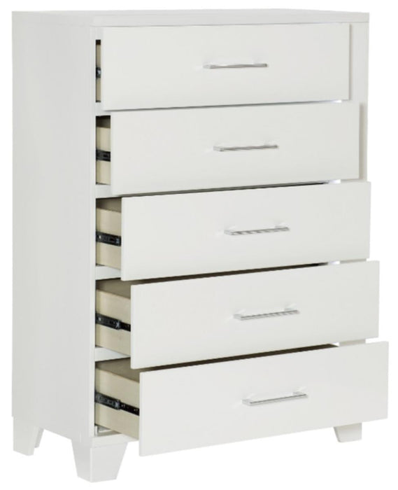 Homelegance Kerren Chest in White 1678W-9 - Premium Chest from Homelegance (Titan Warehouse) - Just $643.50! Shop now at Furniture Wholesale Plus  We are the best furniture store in Nashville, Hendersonville, Goodlettsville, Madison, Antioch, Mount Juliet, Lebanon, Gallatin, Springfield, Murfreesboro, Franklin, Brentwood