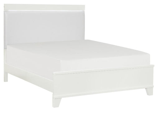 Homelegance Kerren Queen Platform Bed in White 1678W-1* - Premium Bed from Homelegance (Titan Warehouse) - Just $551.85! Shop now at Furniture Wholesale Plus  We are the best furniture store in Nashville, Hendersonville, Goodlettsville, Madison, Antioch, Mount Juliet, Lebanon, Gallatin, Springfield, Murfreesboro, Franklin, Brentwood
