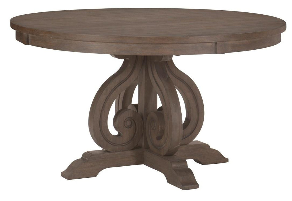 Homelegance Toulon  Round Dining Table in Dark Pewter 5438-54* - Premium Dining Table from Homelegance (Titan Warehouse) - Just $614.25! Shop now at Furniture Wholesale Plus  We are the best furniture store in Nashville, Hendersonville, Goodlettsville, Madison, Antioch, Mount Juliet, Lebanon, Gallatin, Springfield, Murfreesboro, Franklin, Brentwood