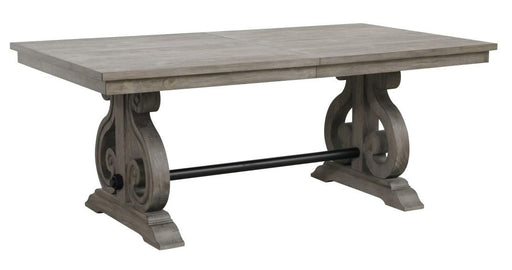 Homelegance Toulon Dining Table in Dark Pewter 5438-96* - Premium Dining Table from Homelegance (Titan Warehouse) - Just $711.75! Shop now at Furniture Wholesale Plus  We are the best furniture store in Nashville, Hendersonville, Goodlettsville, Madison, Antioch, Mount Juliet, Lebanon, Gallatin, Springfield, Murfreesboro, Franklin, Brentwood