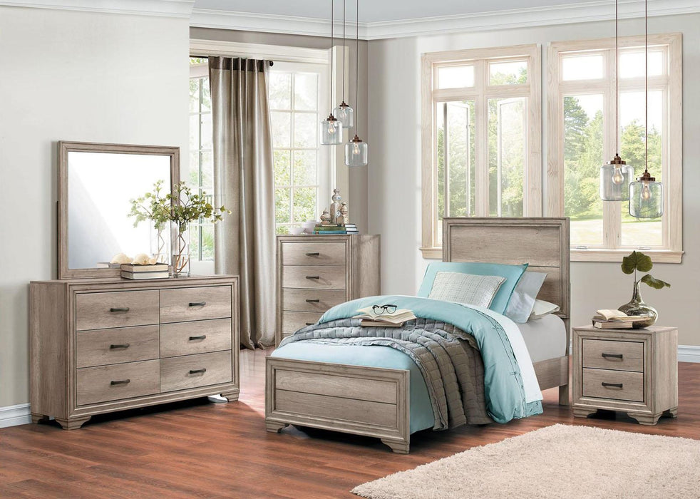 Homelegance Lonan 2 Drawer Nightstand in Natural 1955-4 - Premium Nightstand from Homelegance (Titan Warehouse) - Just $146.25! Shop now at Furniture Wholesale Plus  We are the best furniture store in Nashville, Hendersonville, Goodlettsville, Madison, Antioch, Mount Juliet, Lebanon, Gallatin, Springfield, Murfreesboro, Franklin, Brentwood