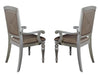 Homelegance Orsina Arm Chair in Silver (Set of 2) - Premium Arm Chair from Homelegance (Titan Warehouse) - Just $165.75! Shop now at Furniture Wholesale Plus  We are the best furniture store in Nashville, Hendersonville, Goodlettsville, Madison, Antioch, Mount Juliet, Lebanon, Gallatin, Springfield, Murfreesboro, Franklin, Brentwood