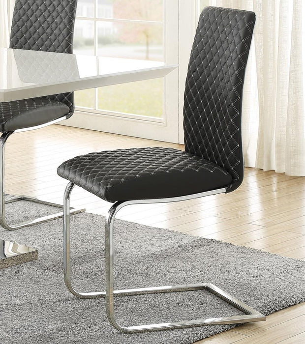 Homelegance Yannis Side Chair in Chrome Metal  (Set of 2) - Premium Side Chair from Homelegance (Titan Warehouse) - Just $113.10! Shop now at Furniture Wholesale Plus  We are the best furniture store in Nashville, Hendersonville, Goodlettsville, Madison, Antioch, Mount Juliet, Lebanon, Gallatin, Springfield, Murfreesboro, Franklin, Brentwood
