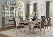 Homelegance Crawford Dining Table in Silver 5546-84 - Premium Dining Table from Homelegance (Titan Warehouse) - Just $614.25! Shop now at Furniture Wholesale Plus  We are the best furniture store in Nashville, Hendersonville, Goodlettsville, Madison, Antioch, Mount Juliet, Lebanon, Gallatin, Springfield, Murfreesboro, Franklin, Brentwood