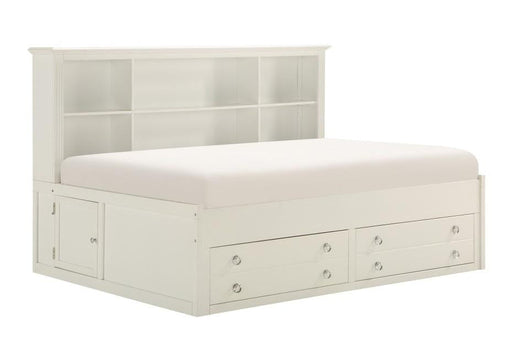 Homelegance Meghan Twin Lounge Storage Bed in White 2058WHPRT-1* - Premium Bed from Homelegance (Titan Warehouse) - Just $1129.05! Shop now at Furniture Wholesale Plus  We are the best furniture store in Nashville, Hendersonville, Goodlettsville, Madison, Antioch, Mount Juliet, Lebanon, Gallatin, Springfield, Murfreesboro, Franklin, Brentwood