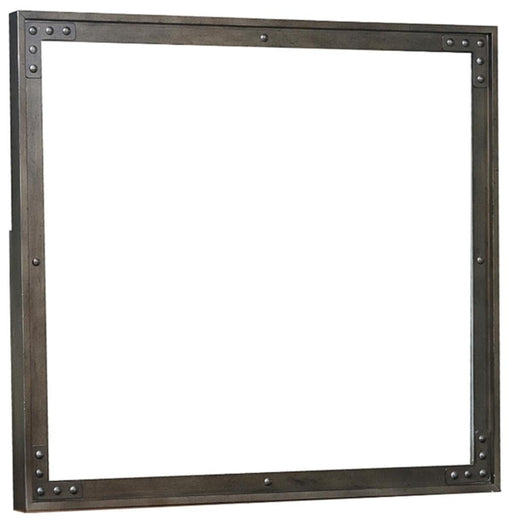 Homelegance Holverson Mirror in Rustic Brown & Gunmetal 1715-6 - Premium Mirror from Homelegance (Titan Warehouse) - Just $167.70! Shop now at Furniture Wholesale Plus  We are the best furniture store in Nashville, Hendersonville, Goodlettsville, Madison, Antioch, Mount Juliet, Lebanon, Gallatin, Springfield, Murfreesboro, Franklin, Brentwood