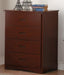 Homelegance Rowe 4 Drawer Chest in Dark Cherry B2013DC-9 - Premium Chest from Homelegance (Titan Warehouse) - Just $312! Shop now at Furniture Wholesale Plus  We are the best furniture store in Nashville, Hendersonville, Goodlettsville, Madison, Antioch, Mount Juliet, Lebanon, Gallatin, Springfield, Murfreesboro, Franklin, Brentwood