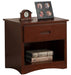 Homelegance Rowe 1 Drawer Night Stand in Dark Cherry B2013DC-4 - Premium Nightstand from Homelegance (Titan Warehouse) - Just $165.75! Shop now at Furniture Wholesale Plus  We are the best furniture store in Nashville, Hendersonville, Goodlettsville, Madison, Antioch, Mount Juliet, Lebanon, Gallatin, Springfield, Murfreesboro, Franklin, Brentwood