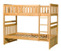 Homelegance Bartly Twin/Twin Bunk Bed in Natural B2043-1* - Premium Bed from Homelegance (Titan Warehouse) - Just $427.05! Shop now at Furniture Wholesale Plus  We are the best furniture store in Nashville, Hendersonville, Goodlettsville, Madison, Antioch, Mount Juliet, Lebanon, Gallatin, Springfield, Murfreesboro, Franklin, Brentwood
