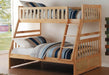 Homelegance Bartly Twin/Full Bunk Bed in Natural B2043TF-1* - Premium Bed from Homelegance (Titan Warehouse) - Just $505.05! Shop now at Furniture Wholesale Plus  We are the best furniture store in Nashville, Hendersonville, Goodlettsville, Madison, Antioch, Mount Juliet, Lebanon, Gallatin, Springfield, Murfreesboro, Franklin, Brentwood