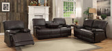 Homelegance Furniture Cassville Double Reclining Sofa in Dark Brown 8403-3 - Premium Sofa from Homelegance (Titan Warehouse) - Just $858! Shop now at Furniture Wholesale Plus  We are the best furniture store in Nashville, Hendersonville, Goodlettsville, Madison, Antioch, Mount Juliet, Lebanon, Gallatin, Springfield, Murfreesboro, Franklin, Brentwood