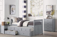 Homelegance Orion Twin/Twin Trundle Bed w/ 2 Storage in Gray B2063PR-1* - Premium Bed from Homelegance (Titan Warehouse) - Just $485.55! Shop now at Furniture Wholesale Plus  We are the best furniture store in Nashville, Hendersonville, Goodlettsville, Madison, Antioch, Mount Juliet, Lebanon, Gallatin, Springfield, Murfreesboro, Franklin, Brentwood