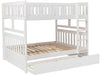 Homelegance Galen Full/Full Bunk Bed w/ Twin Trundle in White B2053FFW-1*R - Premium Bed from Homelegance (Titan Warehouse) - Just $957.94! Shop now at Furniture Wholesale Plus  We are the best furniture store in Nashville, Hendersonville, Goodlettsville, Madison, Antioch, Mount Juliet, Lebanon, Gallatin, Springfield, Murfreesboro, Franklin, Brentwood